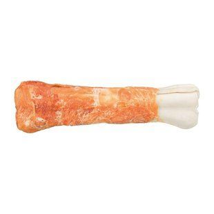 Ласощі для собак Trixie Кость для чищення зубів з куркою Denta Fun 20 см 200 г 31345_1шт фото