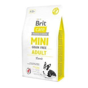 Сухой корм Brit Care GF Mini для взрослых собак миниатюрных пород, с ягненком, 2 кг 170770 фото