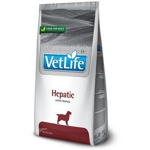 Фарміна сухий корм Vet Life Hepatic дієт. харчування, при хронічній печінковій недостатності, 2 кг 30368 160378 фото