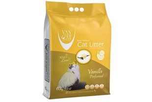 Бентонитовый наполнитель Van Cat Vanilla 10 кг для кошачьего туалета с ароматом ванили 114474 фото