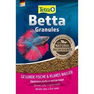Сухий корм для прісноводних риб Tetra BETTA Granules 5 г 193680 фото