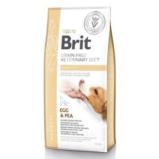 Корм Brit GF VetDiets dog Hepatic 12кг для собак при болезни печени с яйцом, горохом, бататом и гречкой 170946/528158 фото