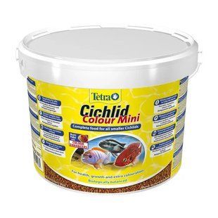 Tetra Cichlid Colour Mini 10 л корм для всех видов цихлид 201385 фото