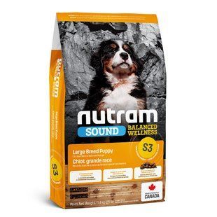 Сухий корм S3_Nutram Sound Balanced Wellness Puppy 11.4 кг для цуценят великих порід S3_(11.4kg) фото