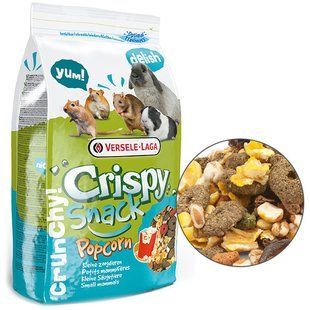 Versele-Laga Crispy Snack Popcorn додатковий корм ласощі для гризунів 0,65 кг 617304 фото