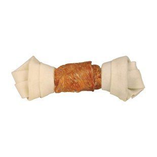 Лакомство для собак Trixie Кость для чистки зубов с курицей Denta Fun 18 см 120 г 31324_1шт фото