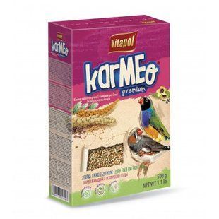 ВИТАПУЛ корм KARMEO премиум для зебр. амадинов и экзот. птиц, 500г, 2303 165917 фото