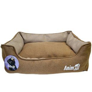Лежанка AnimAll Gama L Gold Brown для собак і котів, золотисто-коричнева, 65&times;51&times;18 см 151069 фото