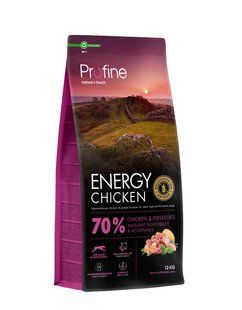 Корм Profine Energy Chicken and Potatoes для активных собак всех пород с курицей и картофелем 12 кг 173072 фото