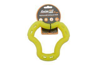 Игрушка для собак AnimAll Fun кольцо 6 сторон, желтое, 15 см 88211 фото