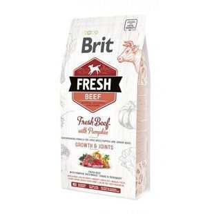 Сухий корм Brit Frech Beef Pumpkin Puppy Large 12 кг для цуценят великих порід яловичина, гарбуз 170991/530755 фото
