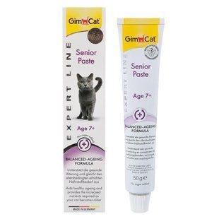 Витамины GimCat Expert Line Senior для кошек старше 7 лет, 50 г G-421667/421353/421124 фото