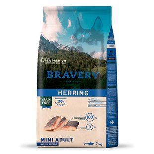 Bravery Herring Mini Adult 2 кг корм для дорослих собак дрібних порід, із сельдлю 0647BRHERRADULM_2KG фото