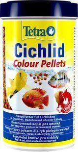 Сухой корм для аквариумных рыб Tetra в гранулах &laquo;Cichlid Colour&raquo; 10 л (для всех цихлид) 201392 фото