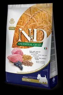 Farmina (Фармина) n&d low Grain dog Lamb & Blueberry Adult Mini 2,5 кг Низкозерновой сухой корм для собак 156382 фото