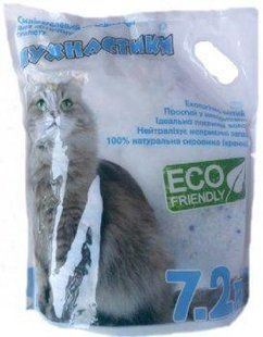 Пухнастики 7,2 л (3,1 кг) силікагелевий наповнювач для котячого туалету 7,2лПУШИСТИК фото