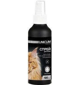 Спрей Unicum Premium від бліх і кліщів для котів, 100 мл UN-027 фото