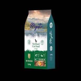 Сухий Корм Mystic Беззерновий для дорослих стерилізованих котів з Лососем 1,5 кг 500263 фото
