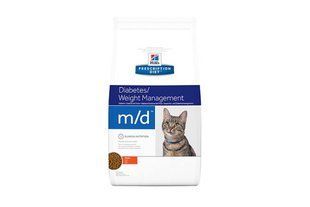 Hill's Prescription Diet m/d Diabetes/Weight Management 1,5 кг сухой корм для кошек с избыточным весом, курица 8685 фото