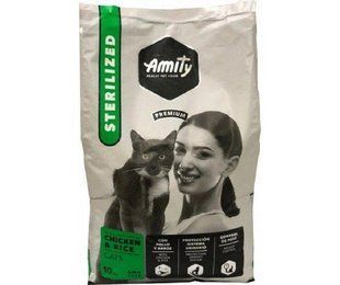 Сухий корм Amity Sterilized Chicken 10 кг для стерилізованих котів з куркою та рисом 04GA010000.0006.004004GA010000.0006.0040 фото