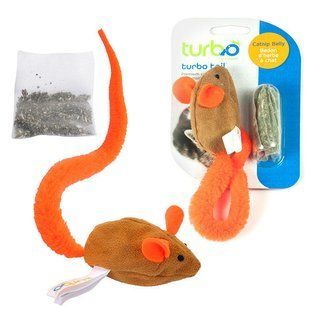 Coastal Turbo Tail Mouse Catnip интерактивная игрушка для котов, оранжевый хвост, 88326_NCLCAT фото