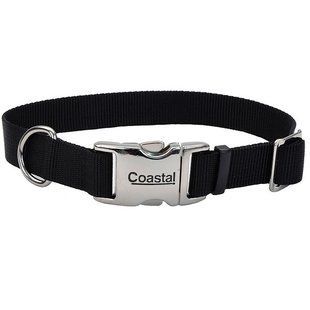 Coastal Metal Buckle ошейник для собак, 2.5х46-66см 61901_BLK26 фото