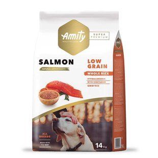 Amity Super Premium Salmon 14 кг сухий корм для дорослих собак, з лососем 603SALMON14KG фото
