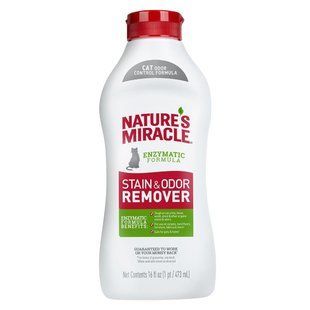 Знешкоджувач пятен и запахов кошек Nature's Miracle Stain & Odor Remover, 8in1, 473 мл 680417/680043/6973 USA фото