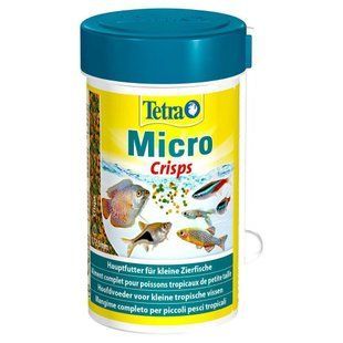 Сухий корм для дрібних акваріумних риб Tetra в чіпсеті &laquo;Micro Crisps&raquo; 100 мл (для всіх акваріумних риб) 277557 фото