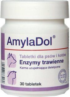 Харчова добавка Dolfos AmylaDol для котів і собак, 30 табл. 928-30 фото