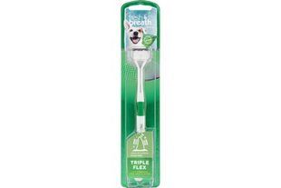 Зубная щетка TropiClean Triple Flex dog Toothbrush для собак и кошек 2166 фото