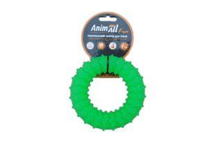Игрушка для собак AnimAll Fun кольцо с шипами, зеленый, 12 см 88155 фото