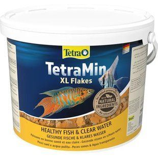 TetraMin XL Flakes 10 L / 2,1кг крупные хлопья для разнообразных аквариумных рыбок 769946СПЕЦЦЕНА фото