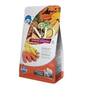 Фарміна сухий корм N&D TROPICAL SELECTION SALMON ADULT MEDIUM & MAXI з лососем та тропічними фруктами, 2 кг, 42378 183870 фото