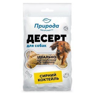 Лакомство для собак Природа Десерт Сырный коктейль 100 г PR240348 фото