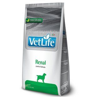 Фармина сухой корм Vet Life Renal диет. питание, для поддержки функции почек, 2 кг 25241 160380 фото