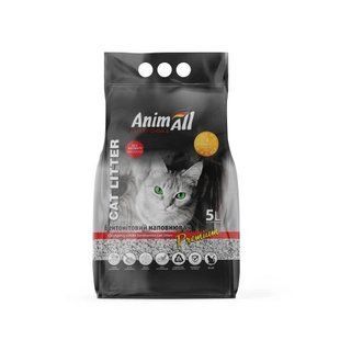 Бентонитовый наполнитель AnimAll Premium Classic без аромата, для кошек, 5 л 144569 фото