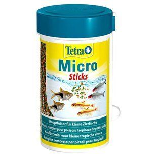 Сухий корм для дрібних акваріумних риб Tetra в паличках &laquo;Micro Sticks&raquo; 100 мл (для всіх акваріумних риб) 277526 фото