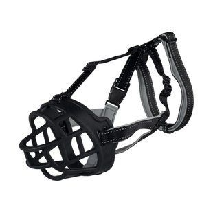 Намордник Trixie силиконовый &laquo;Muzzle Flex&raquo; M-L 22 см (черный) 17613 фото