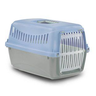 Переноска Gipsy 1 small Light Blue, пластикові дверцята, 46x31x32h см 1_пласт_LightBlue фото