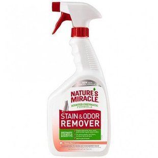 Уничтожитель пятен и запахов кошек Nature's Miracle Stain & Odor Remover, спрей 8in1, 946 мл, дыня 680210/6976 USA фото