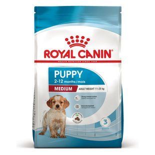 Royal Canin Medium Puppy 15 кг cухой корм для щенков средних пород от 2 до 12 месяцев 30031501 фото