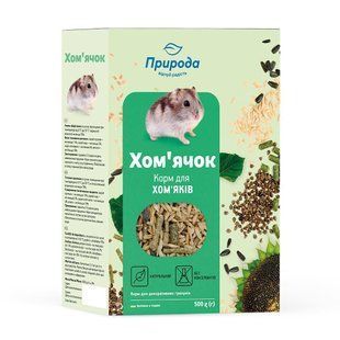 Корм для хом'яків Природа NEW Хом'ячок 500 г PR241070 фото