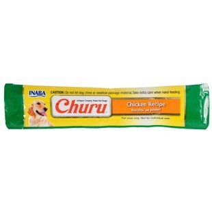 Ласощі INABA "Churu" для собак, вершковий мус у стиках, з куркою 1 стик/20 гр EUD601-1 фото