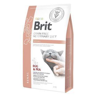 Сухой корм для кошек, при заболеваниях почек Brit GF Veterinary Diet Renal 2 кг 170957/528325 фото
