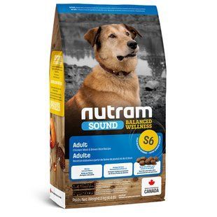 Сухий корм S6 Nutram Sound Balanced Wellness Adult dog 2 кг для дорослих собак середніх порід S6_(2kg) фото