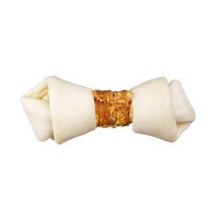 Лакомство для собак Trixie Кость для чистки зубов с курицей Denta Fun 11 см (2 шт.) 31322 фото
