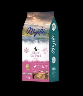 Сухий Корм Mystic Беззерновий для кошенят з Куркою 15 кг 500232 фото