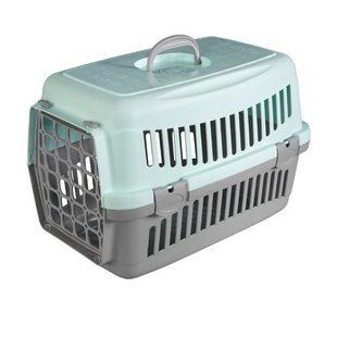 Переноска AnimAll CNR-102 для котів і собак, сіро-м'ятна, 48.5&times;32.5&times;32.5 см 160429 фото