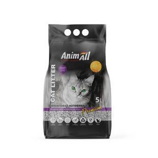 Бентонитовый наполнитель AnimAll Premium Lavender с ароматом лаванды, для кошек, 5 л. 144568 фото